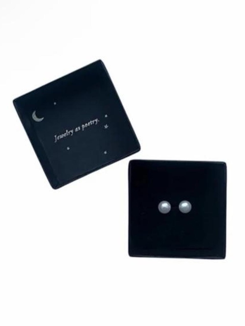 White Pearl Studs (pair) by Catbird NY